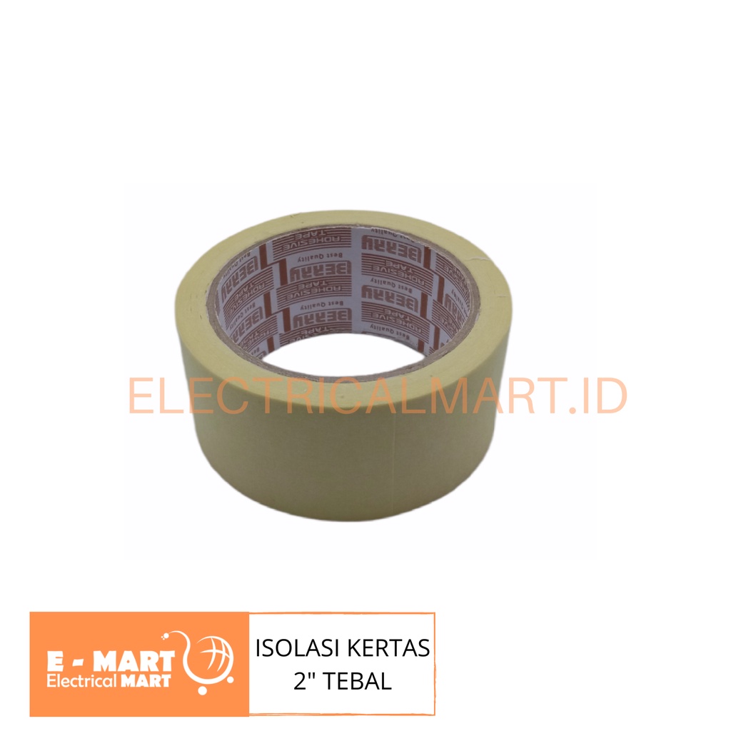 

BERRY Lakban Masking Tape 2 inchi 46mm TEBAL / Berry Tape Isolasi Kertas