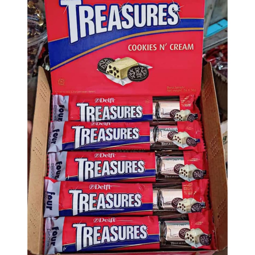 

COKLAT DELFI KILOAN | DELFI TREASURE ALMOND DAN COOKIES