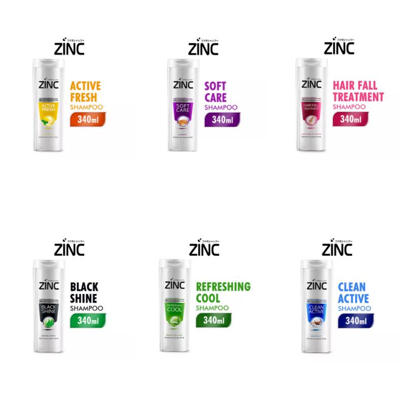 ZINC Shampo All Varian 340ml