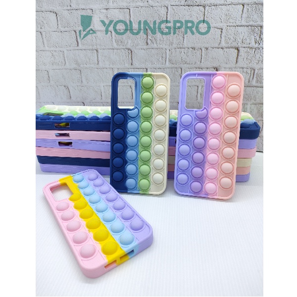 SILICONE CASE POP IT OPPO RENO 5F - CASE PENGHILANG STRESS PUSH IT