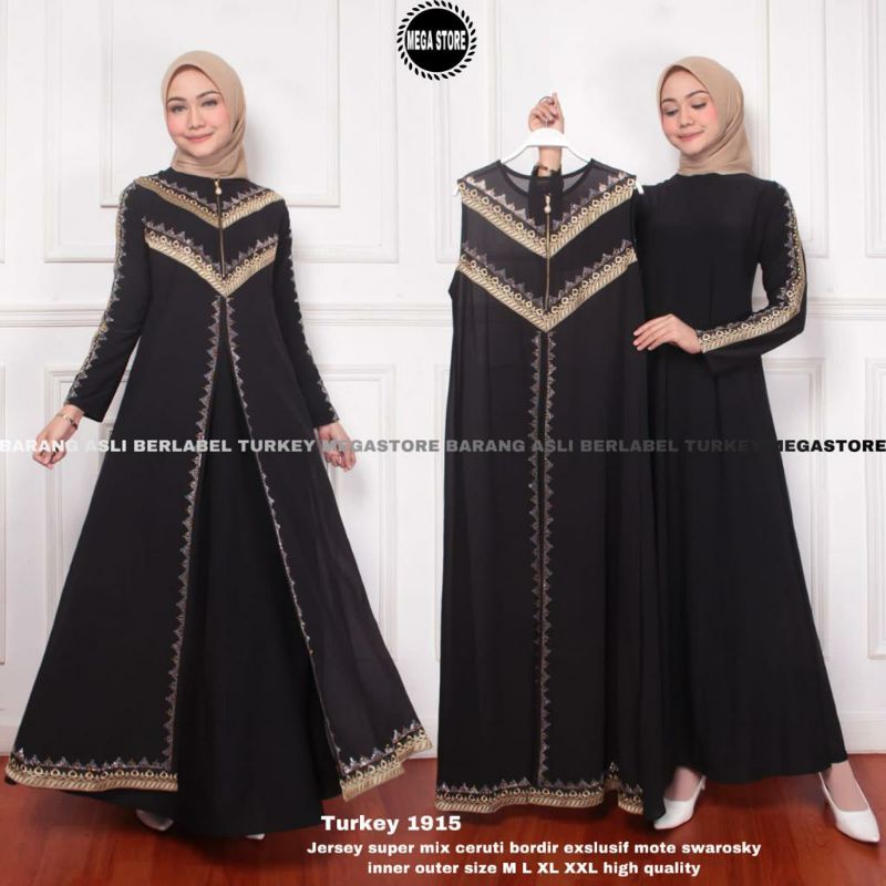 abaya Turkey by Mega store