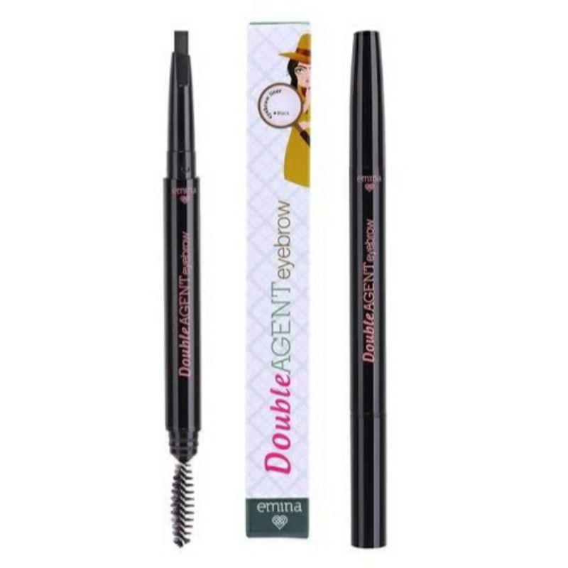 ❤ jselectiv ❤ EMINA Double Agent Eyebrow | Pensil Alis EMINA