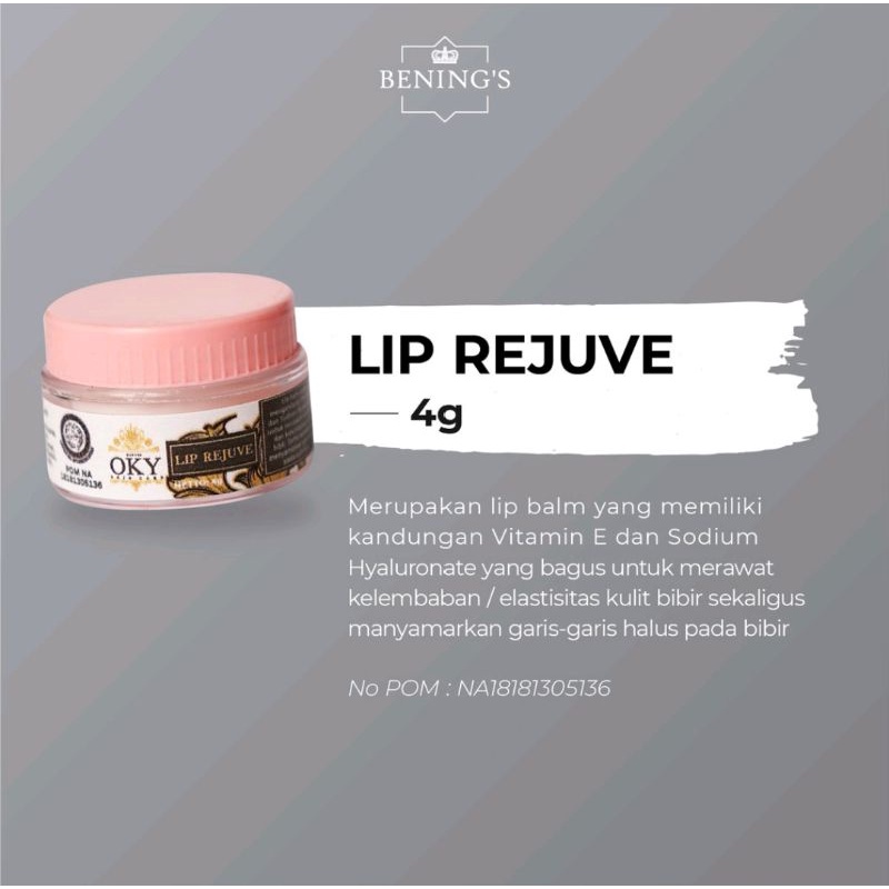 Bening's Lip Rejuve POM NA18181305136