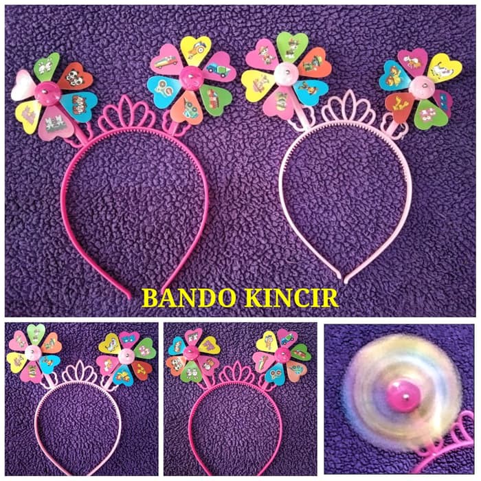 GROSIR BANDO ANAK KINCIR BERPUTAR SOUVENIR AKSESORIS PESTA ULTAH