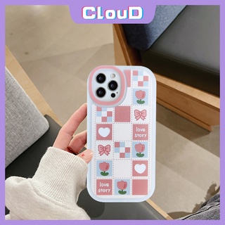 Sweet Pink Love Heart Bow Tie Case Kompatibel Untuk Oppo A17 A54 A74 A95 A16 A12 A15S A35 A11 A11K A15 A32 A3S A5S A12E A9 2020 A5 2020 A53 2020 A33 A7 Pelindung Lensa Soft Cover