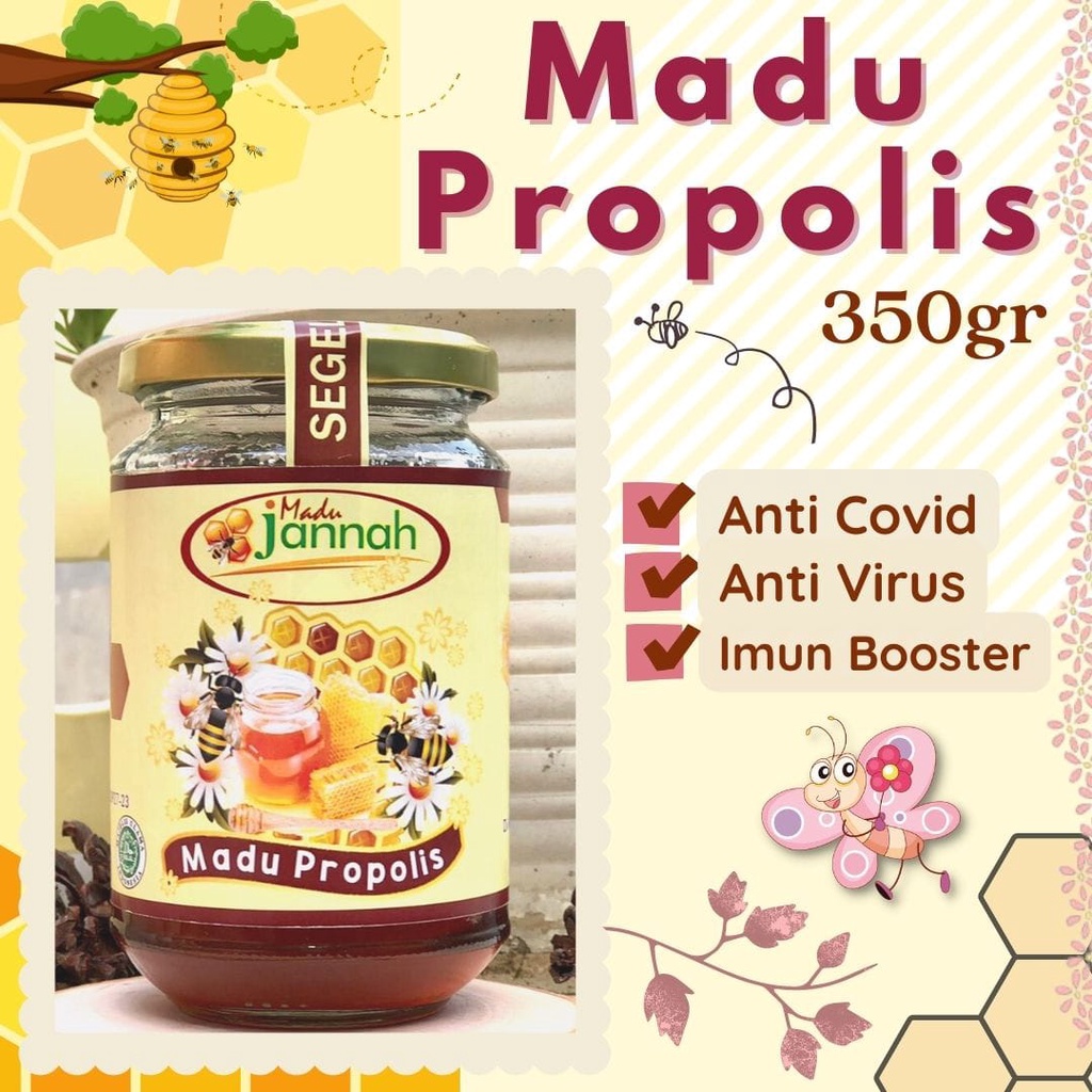 

Madu Propolis Herbal ANTIVIRUS Jannah 350gr