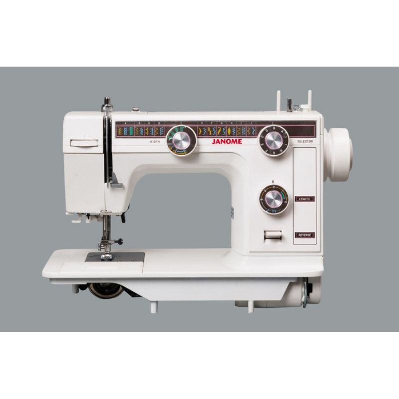 Ready Termurah | Mesin Jahit Janome 381 Semi Portabel / Semi Neci / Semi Obras / Lubang Kancing