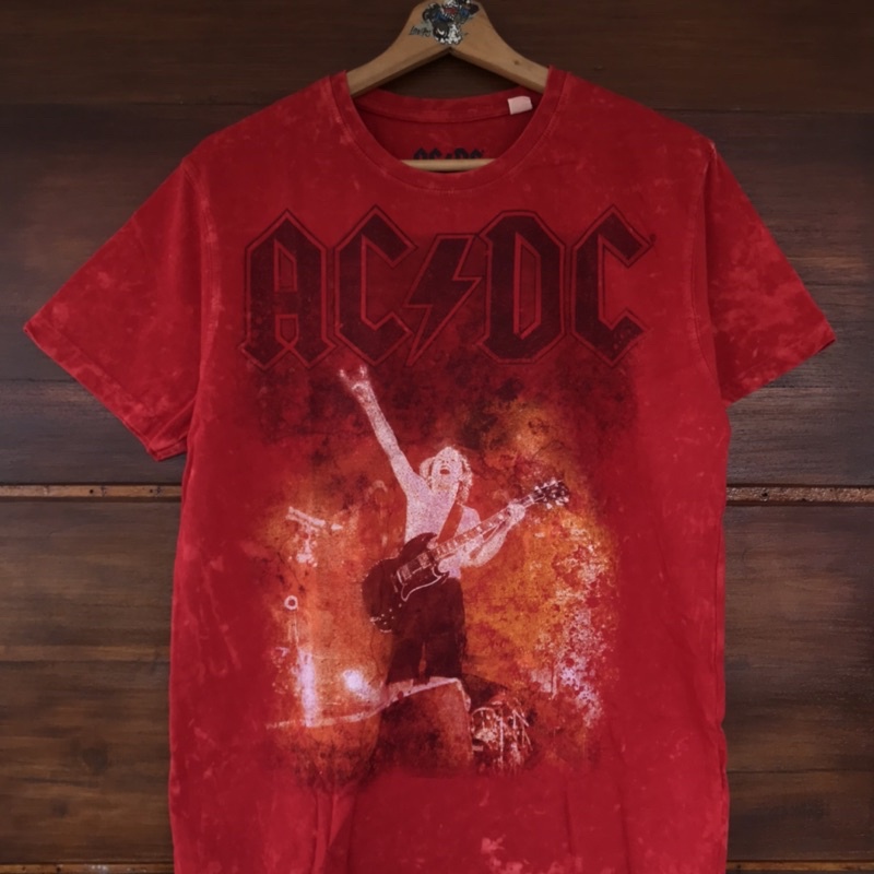 Tshirt Band Original ACDC ‘On Stage’ Tie Dye