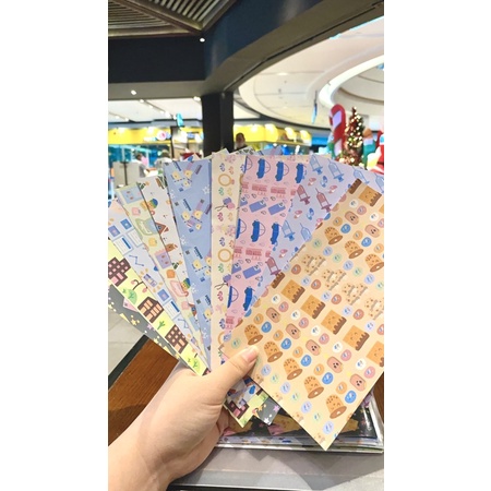 

A6 Dengan 6 Lubang Cash Envelopes Motif Doodle Untuk Budgeting