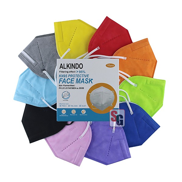 Masker KN95 Alkindo King Mask isi 10 & 20 | Masker KN 95