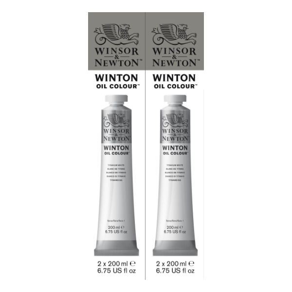 

Winsor & Newton - Winton Oil Titanium White Twin Pack 2 x 200ml