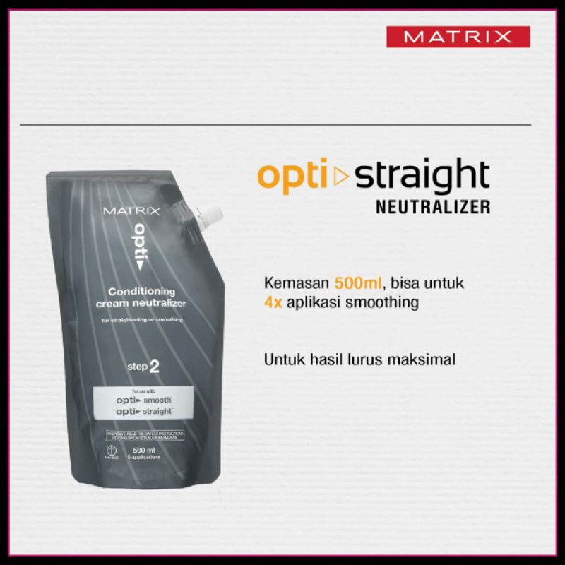 MATRIX Global Neutralizer STEP 2 (500ML) NEUTRALIZER CREAM KRIM NETRAL PELURUS RAMBUT Rebonding