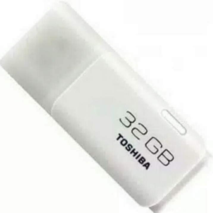 Flashdisk Toshiba 16 / 32 / 64 / 128GB USB Flashdisk / Flash Disk Toshiba TransMemory- White