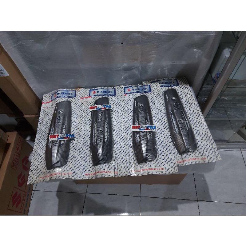 tameng knalpot suzuki skywave hayate sga karbon original
