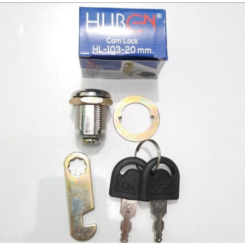 Cam Lock Kunci Laci Huben HL 103-20mm/Kunci Laci/Kunci Lemari Bagus Murah