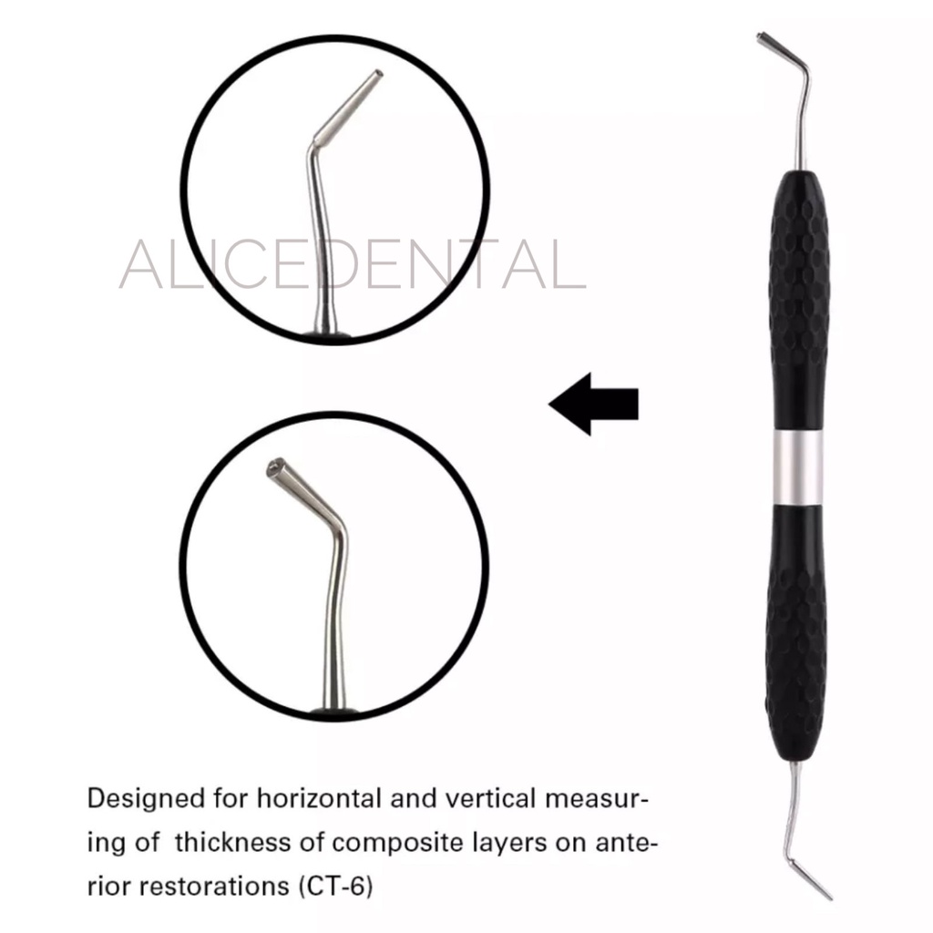 HIGH QUALITY Composite filling instrument CT titanium anti lengket non sticky dental restorative resin komposit carving instrumen tambal gigi condensa fissura applica misura eccesso modella