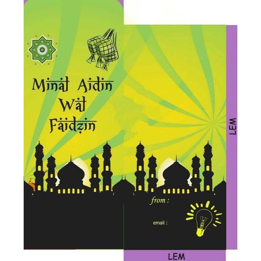 

Amplop Lebaran Model A