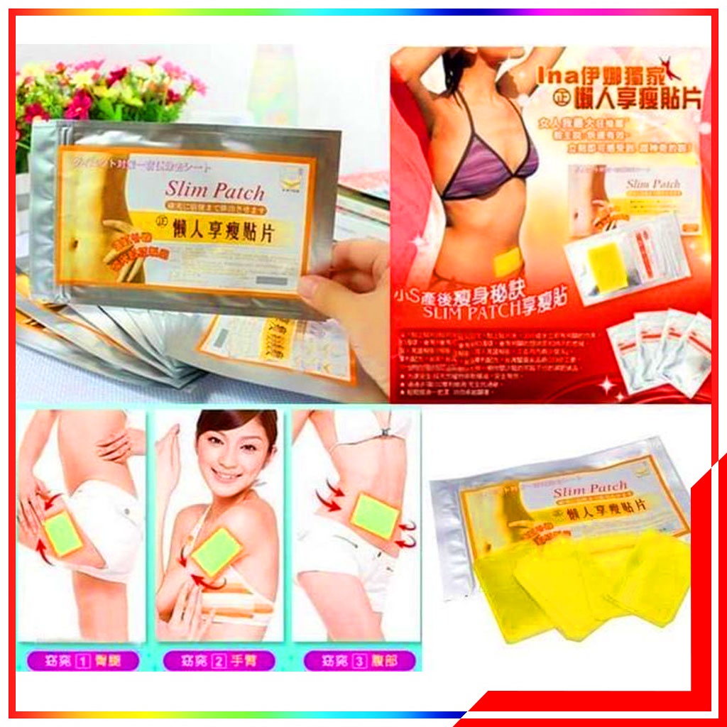 Koyo Pelangsing Tubuh Slim Patch 1 Bungkus Isi 10 Pcs / Slimmer Body Slim Patch Isi 10 Pcs Ampuh / Koyo Pelangsing Pembakar Lemak Original Kualitas Terbaik