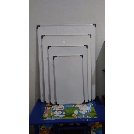 

Papan tulis whiteboard 2 in 1 / 50 x 70 cm