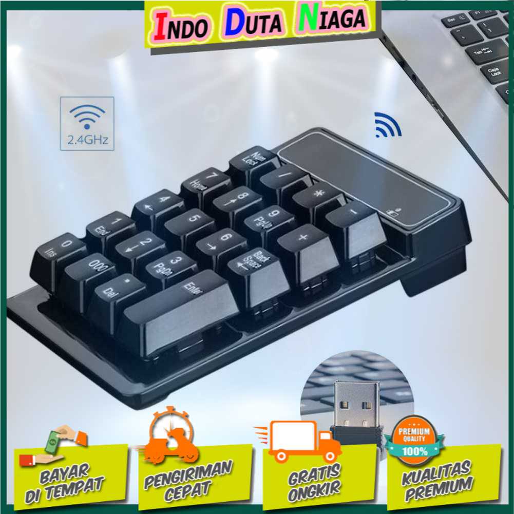 IDN TECH - Etmakit Numeric Keypad Numpad Wireless 2.4GHz - 119477