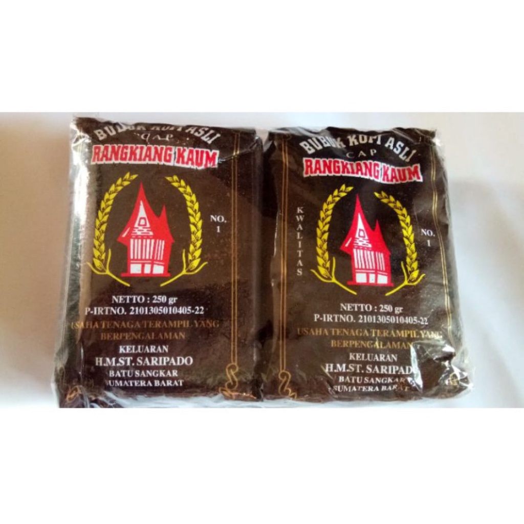 

PROMO 4 PCS BUBUK KOPI RANGKIANG KAUM/TUO BATU SANGKAR 1KG-kurang