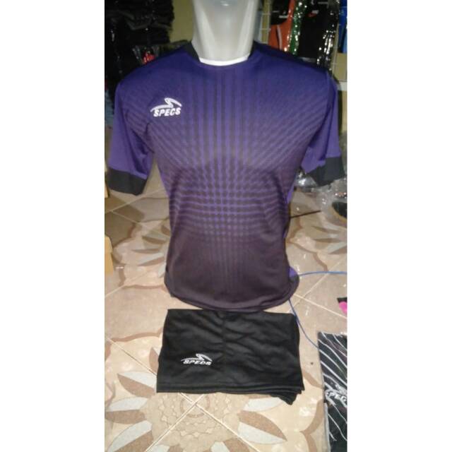 Setelan Futsal SPECS Ungu Hitam