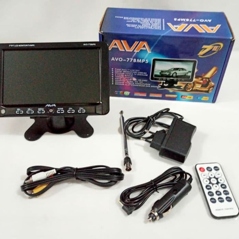 Tv Kecil 7" inch Led lcd tft Monitor 7" inch Bisa MP5 Player
