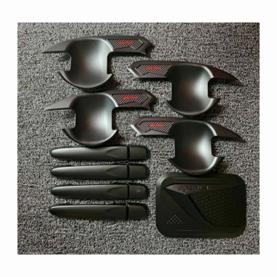PAKET OUTER + COVER HANDLE + TANK COVER HITAM DAIHATSU ALL NEW XENIA 2012 - 2016