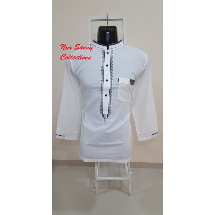 BAJU KOKO AL-LUTHFI AMANAH PANJANG PUTIH