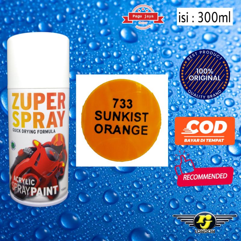 cat semprot sunkist orange 300cc zuper spray pilok pilox pylox