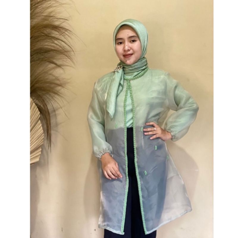 OUTER ORGANZA premium# baju kondangan# atasan