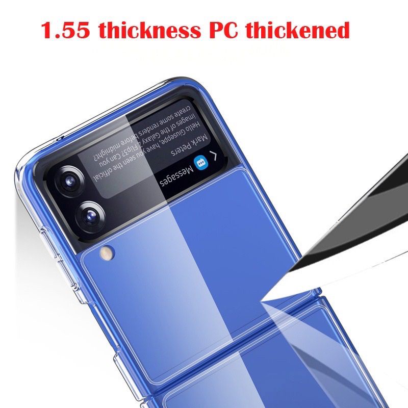 Case Samsung Galaxy Z Flip 3 5G/Z Flip 4 5G Clear Transparan Hard Casing