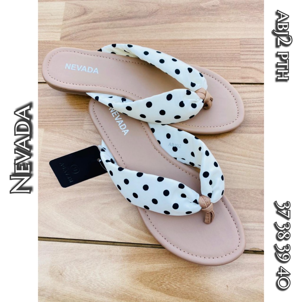 sandal jepit polkadot abj2 ht