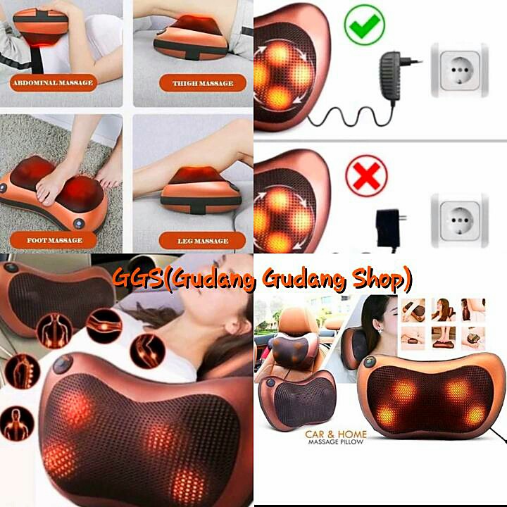 Bantal Pijat Elektrik Car and Home CHM 8028 - Bantal Kesehatan Message Pillow Original