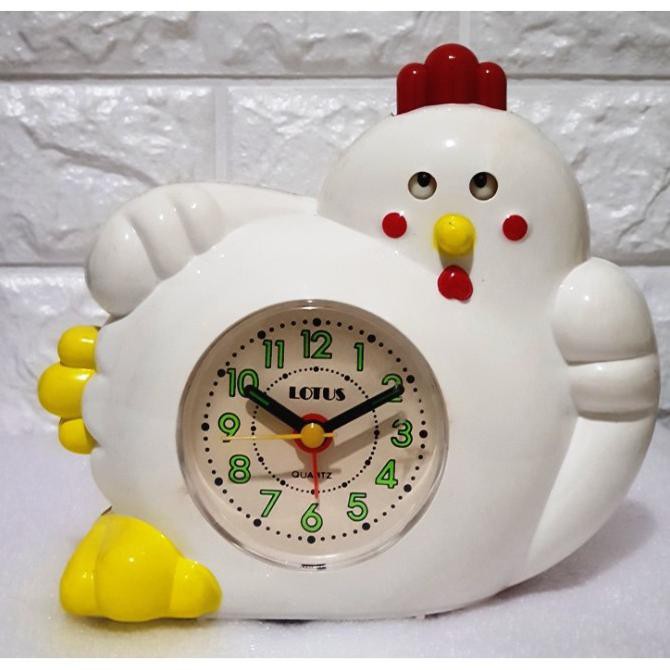 [ COD] Jam Beker Jam Weker Alarm Clock Ayam Betina Import suara bangun2 LIMITED EDITION Kode 513