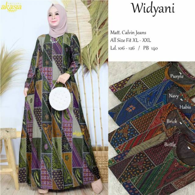 WIDYANI DRESS BATIK | MODERN BATIK | ORI AKASIA