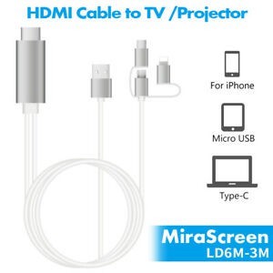 Mirascreen cable to HDMI + bluetooth audio