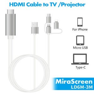 Mirascreen cable to HDMI + bluetooth audio