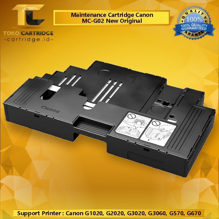 Canon MC-G02 Maintenance MCG02 4589C001 Printer G1020 G2020 G3020 G3060 G570 G670 New Original