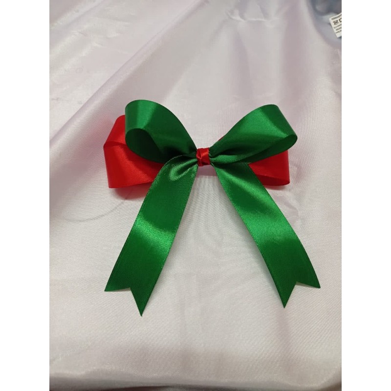 

Pita hias 2 warna hijau merah edisi Natal Christmas Desember December / pita only saja hias pernah pernik souvenir hamper