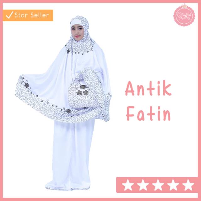 Mukena Satin Antik Dewasa  by Fadilah Gallery