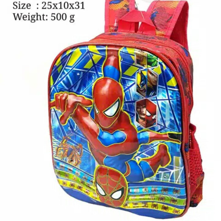 Tas lampu musik anak tas sekolah anak tas pony import + rain cover