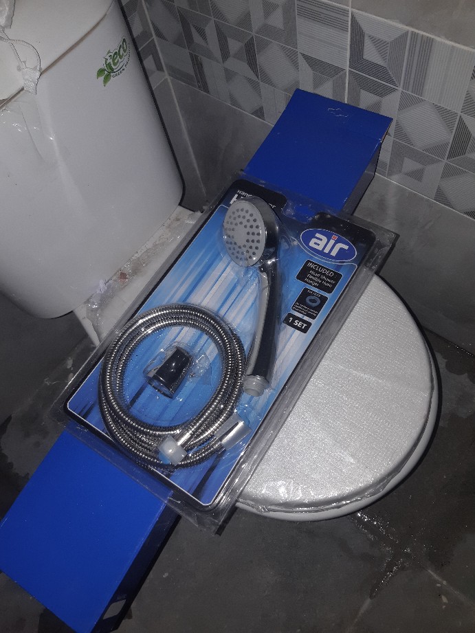 Air Bundling Kran Double D 5m Z + Hand Shower Air Hs1 1c