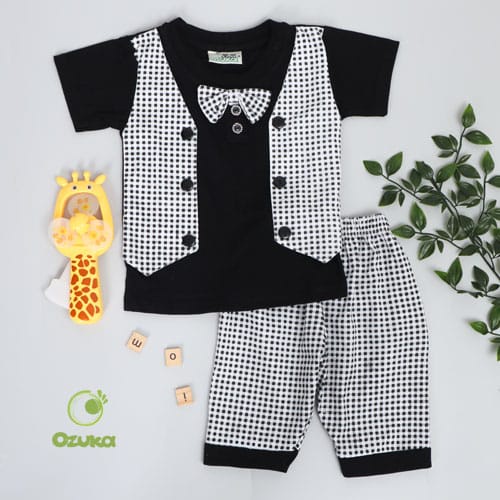 Baju Bayi Laki Laki Setelan Rompi Dasi Bayi Keren Ozuka