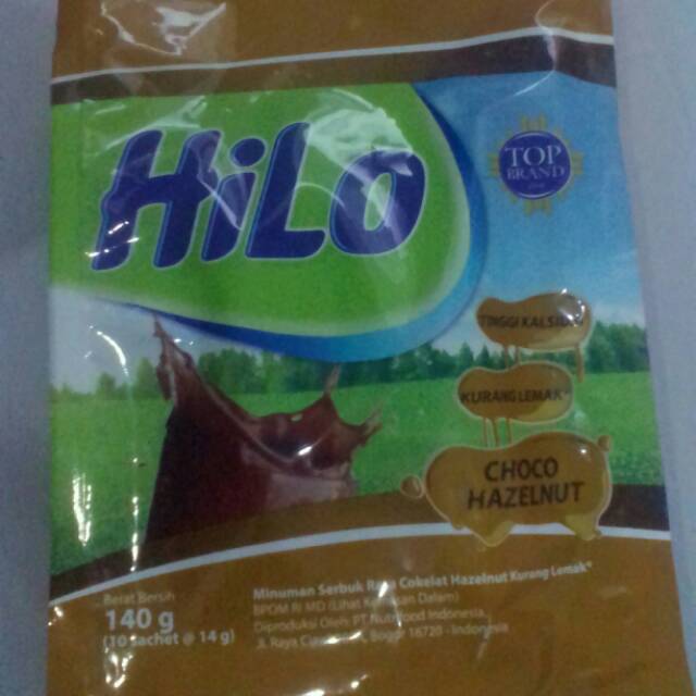 

Hilo choco hazelnut isi 10 sachet