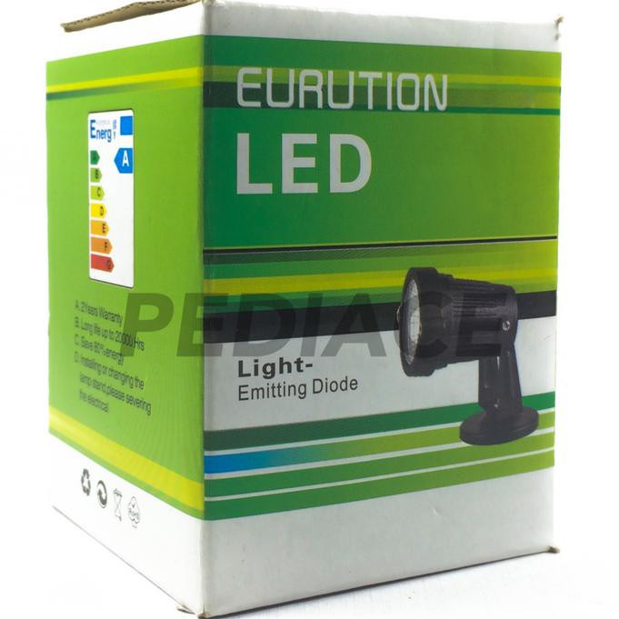 Lampu Taman Outdoor/Indoor Led 5 Watt - Lampu Sorot Led Eurution 5W - Biru Exclusive