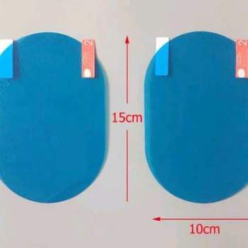 Stiker anti air spion embun hujan screenguard mirror kaca mobil sticker fog rain