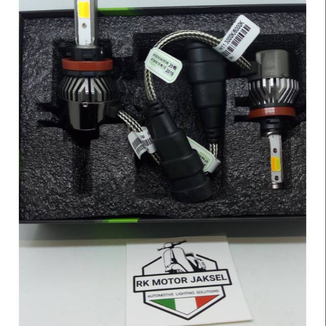 Lampu led 3warna H11 dan H16 mobil jepang terbaru dan foglamp xpander rush