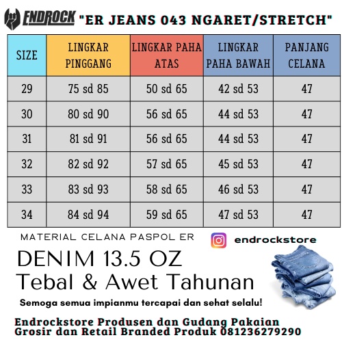 ORIGINAL jeans Endrock 043 | Celana pendek sobek pria hitam wash stretch