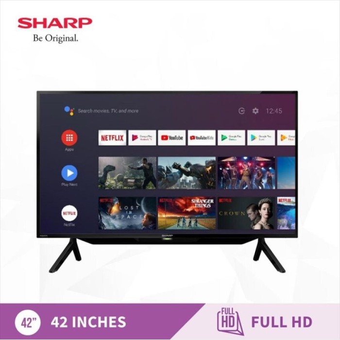 TV SHARP 42 ANDROID SMART 2T-C42BG1i FULL HD/C42BG1i/LED SHARP 42inch / GARANSI RESMI